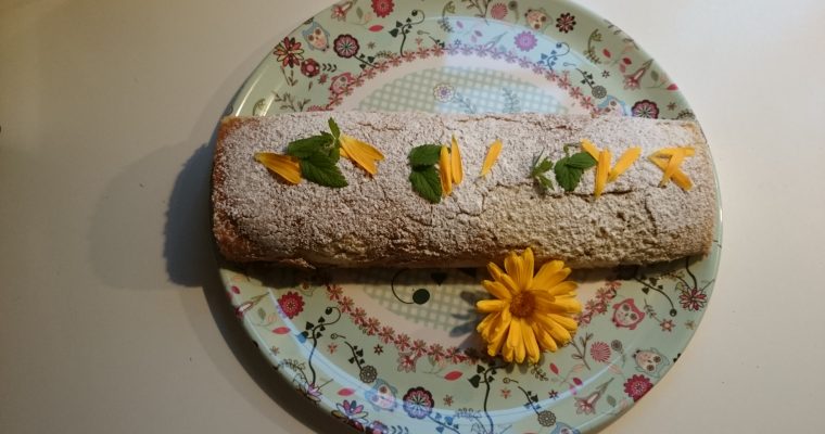 Dorthes roulade med bær.