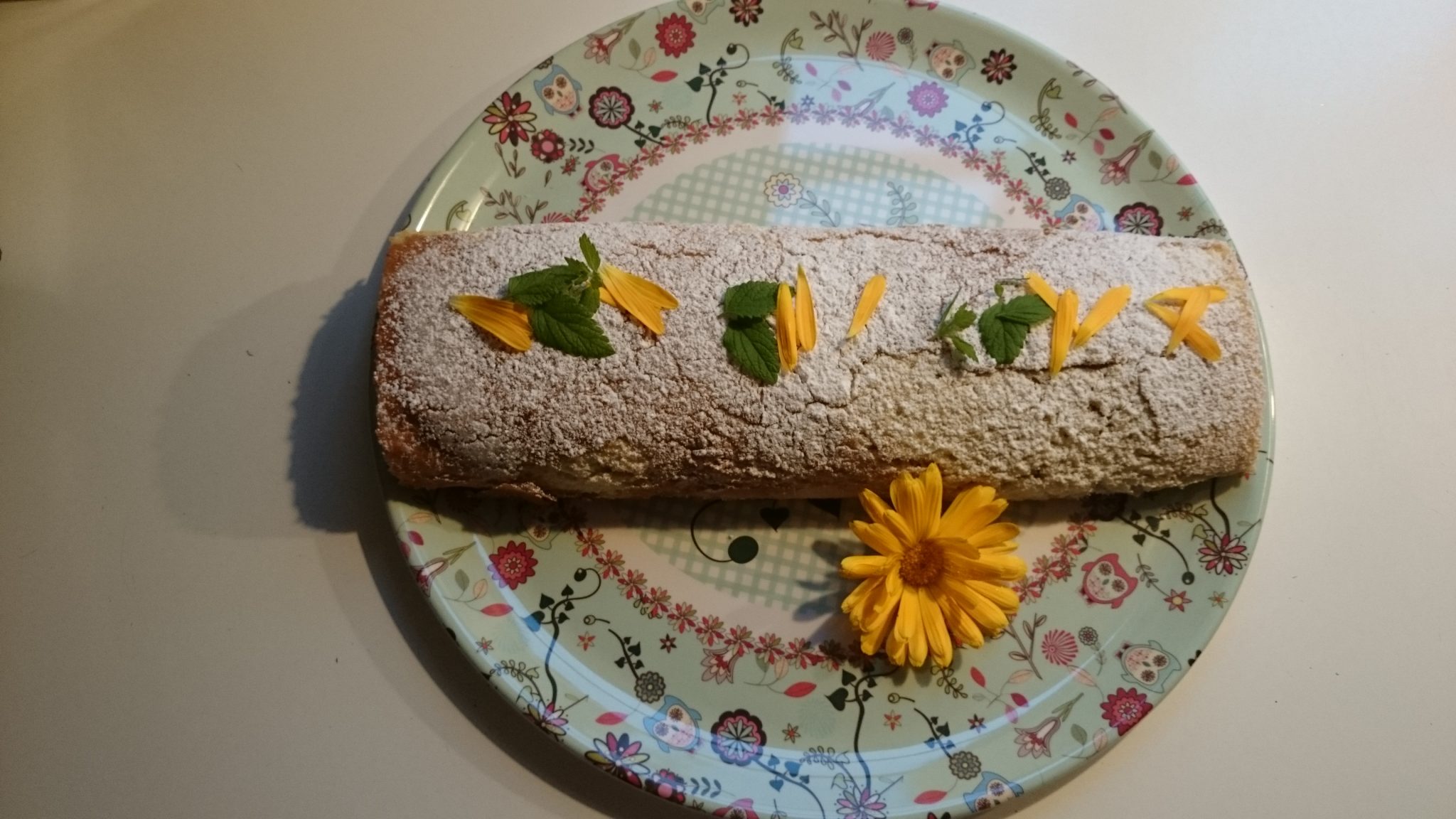 Dorthes roulade med bær.